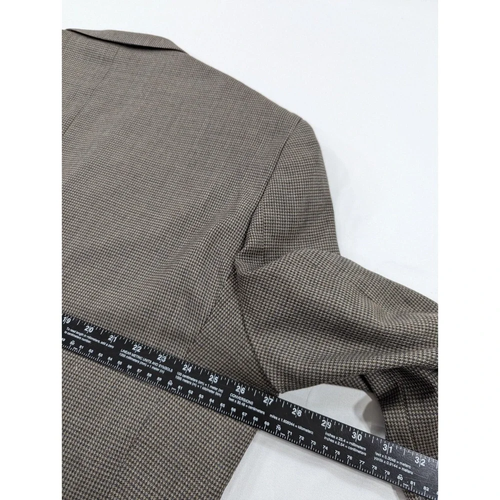 Pronto Uomo Birdseye Blazer Sport Coat Two Button Wool Suit Jacket 54R 54